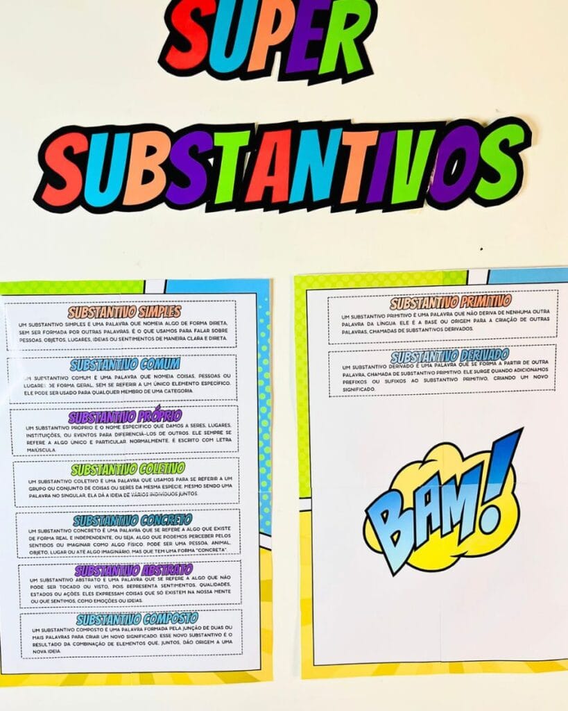 Recurso Super Substantivos