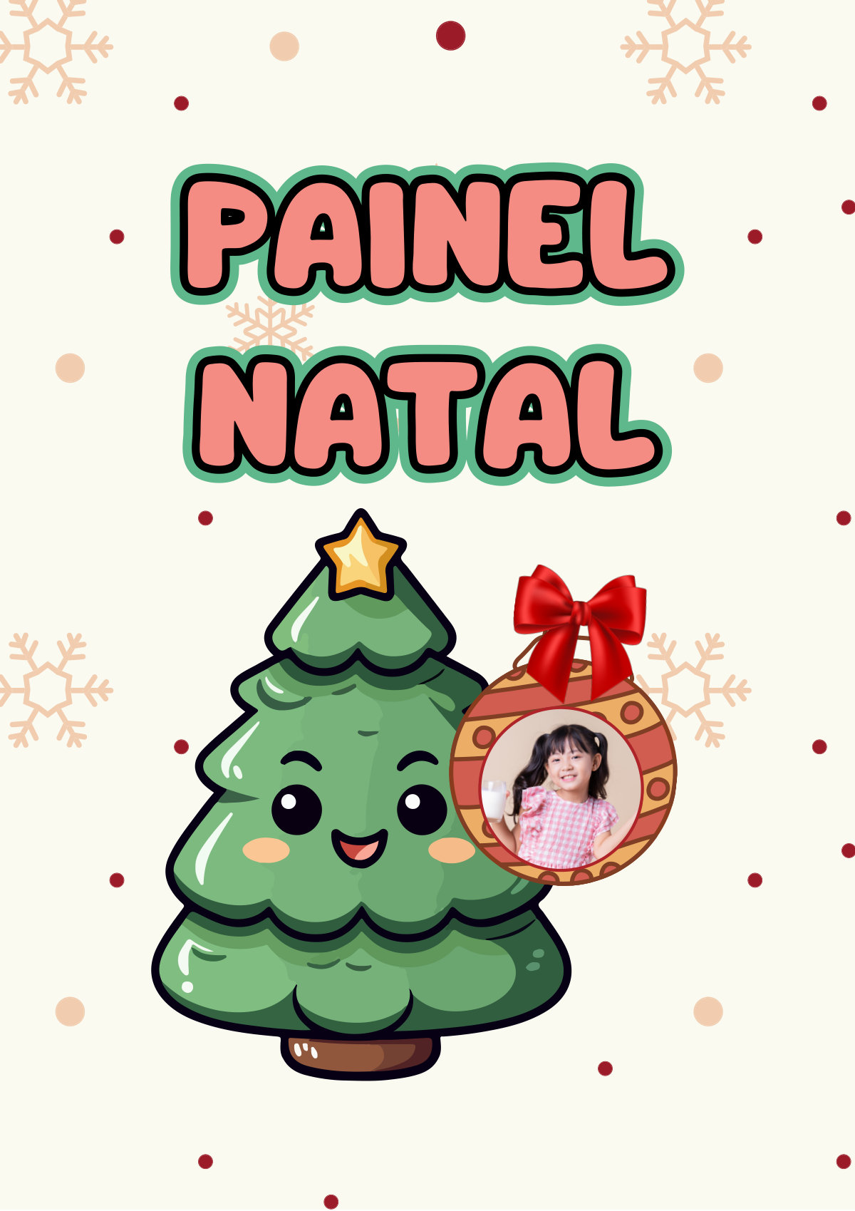 Painel de Natal para decoração da sala